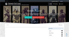 Desktop Screenshot of gamersoutloud.com